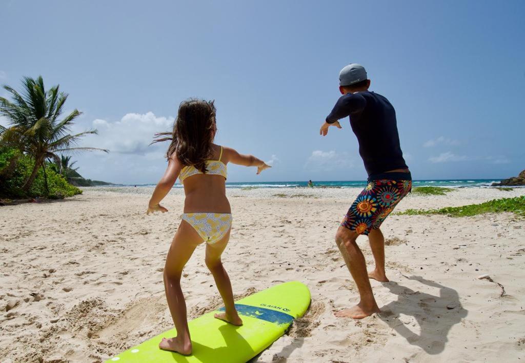 Surf Camp Kokoplaj, A 150M De La Plage Et Du Spot De Surf Sainte-Anne  Kültér fotó